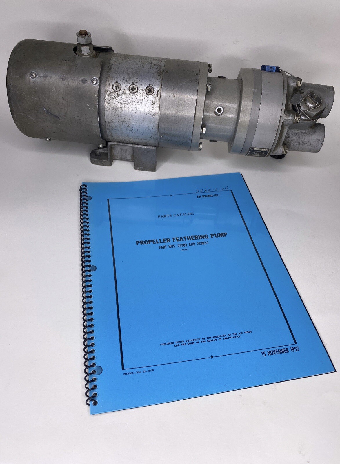 ADEL “Straight” DC Motor & Pump Technical Manual Overhaul With Parts Breakdown