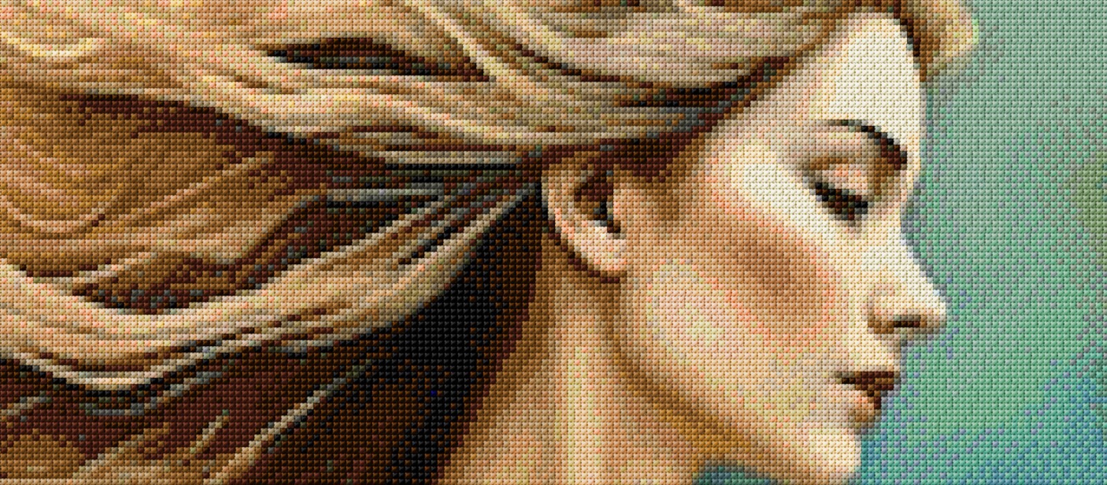 LARGE Mermaid & Jellyfish Cross Stitch Design Includes Full Pattern Keeper File