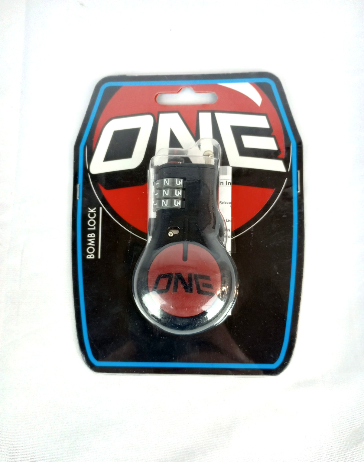 One Manufacturing Snowboard Bomb Lock NEW in Package – Vintage Anti-Theft Cable