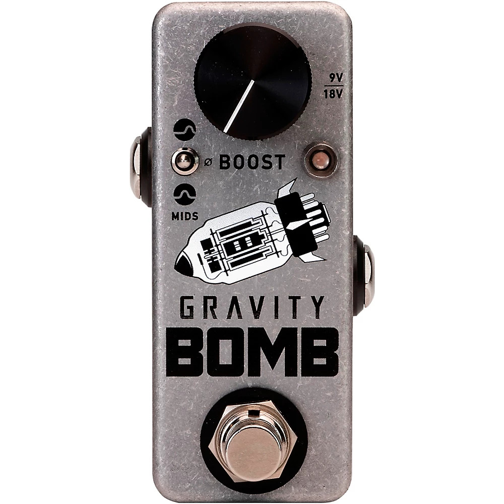 CopperSound Pedals Gravity Bomb V2 Clean Boost & Mids Enhancer Grey LN
