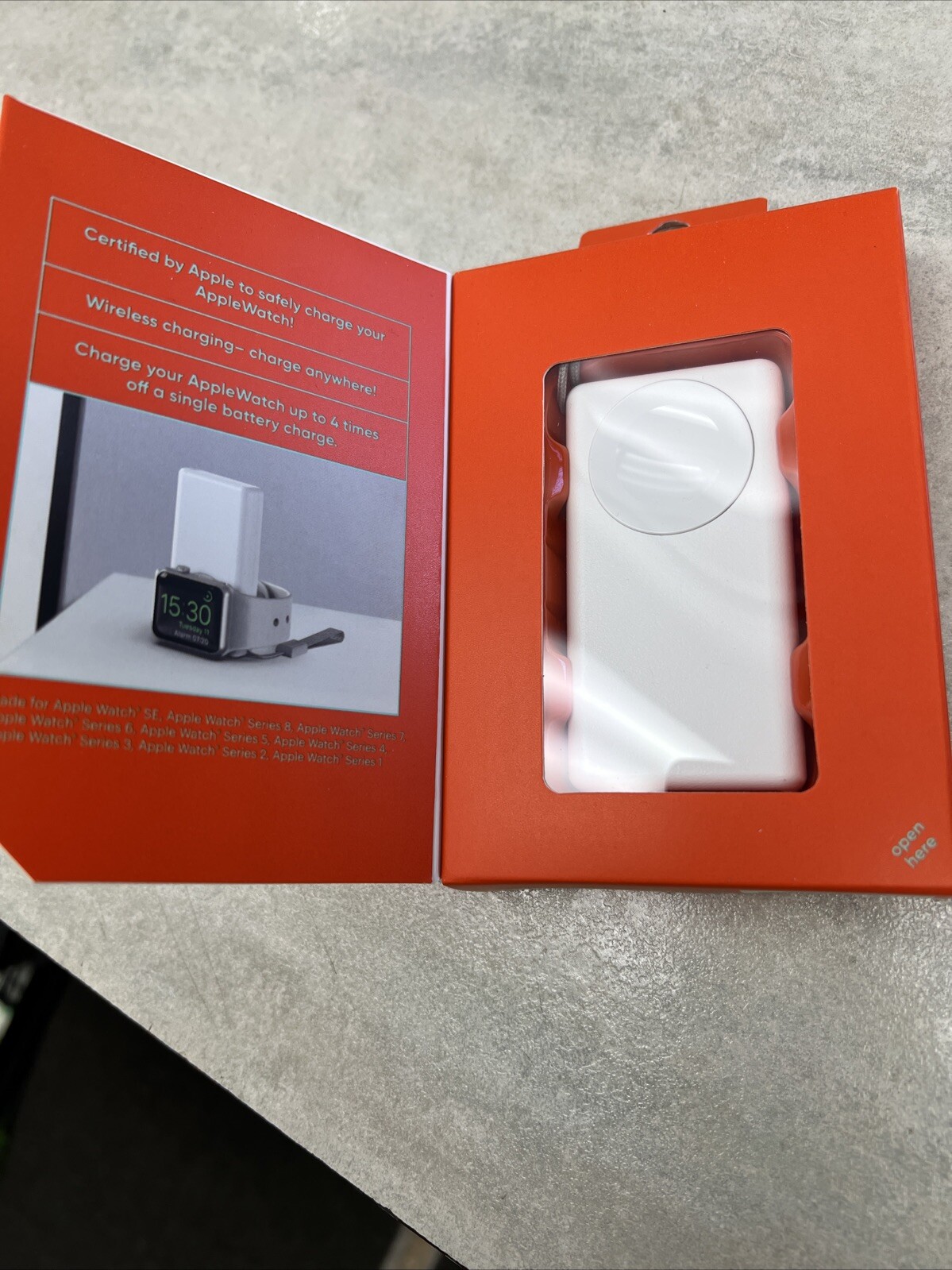 Add Onn- Portable Battery - Compatible Apple Watch....NEW!!!....FREE S&H!!!