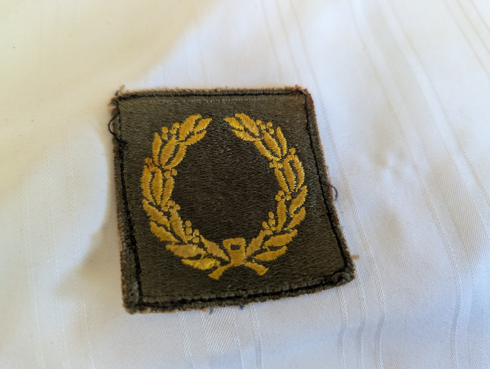 WWII US Army Meritorious Unit Award embroidered patch 2" square