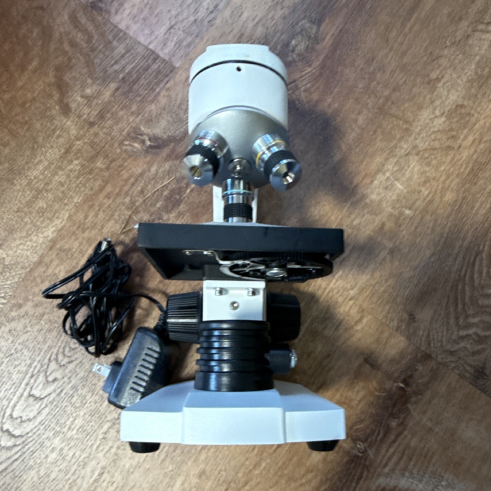 AmScope M102C Microscope Kit w/ Power Adapter & Operation Manual