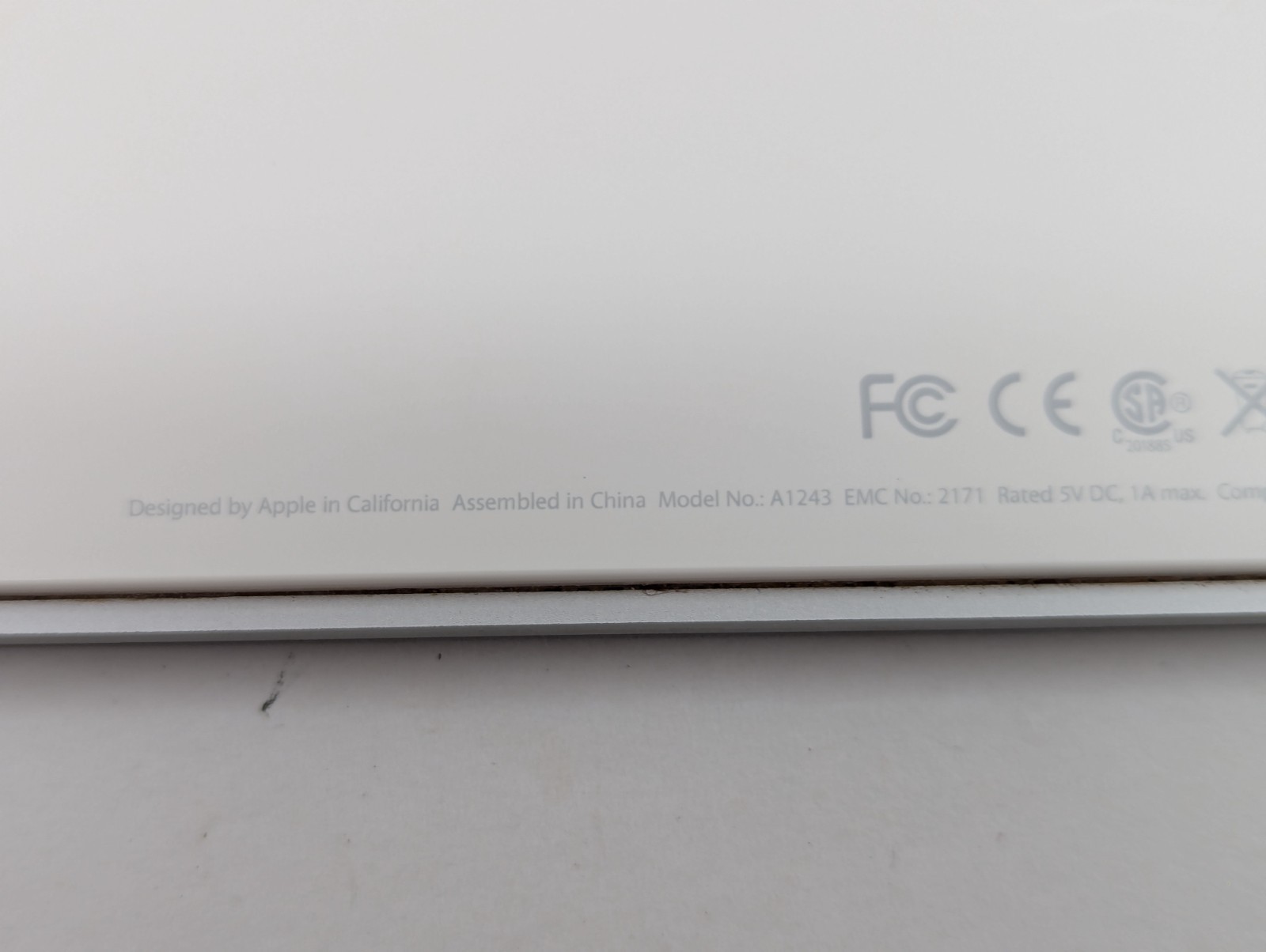 Apple USB Wired Full Keyboard A1243 Authentic Apple Aluminum