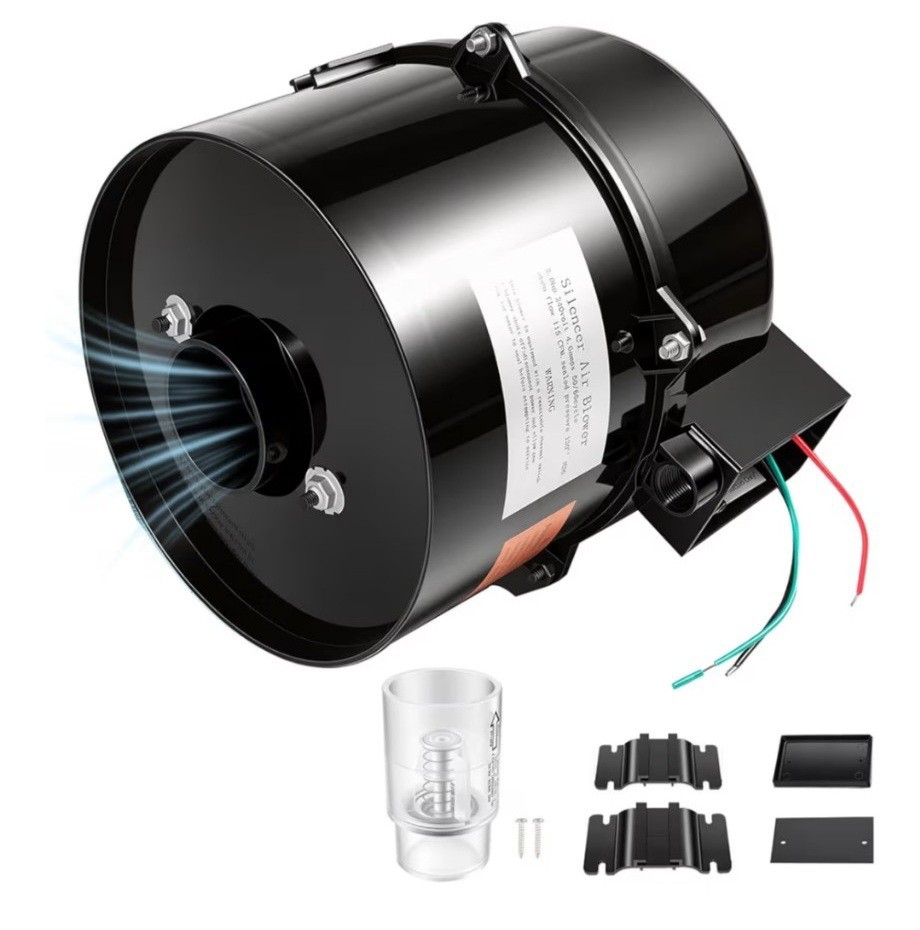 6320241 Silencer Spa Blower 2 HP 240 Volt 4.6 Amps Replacement for Air Supply