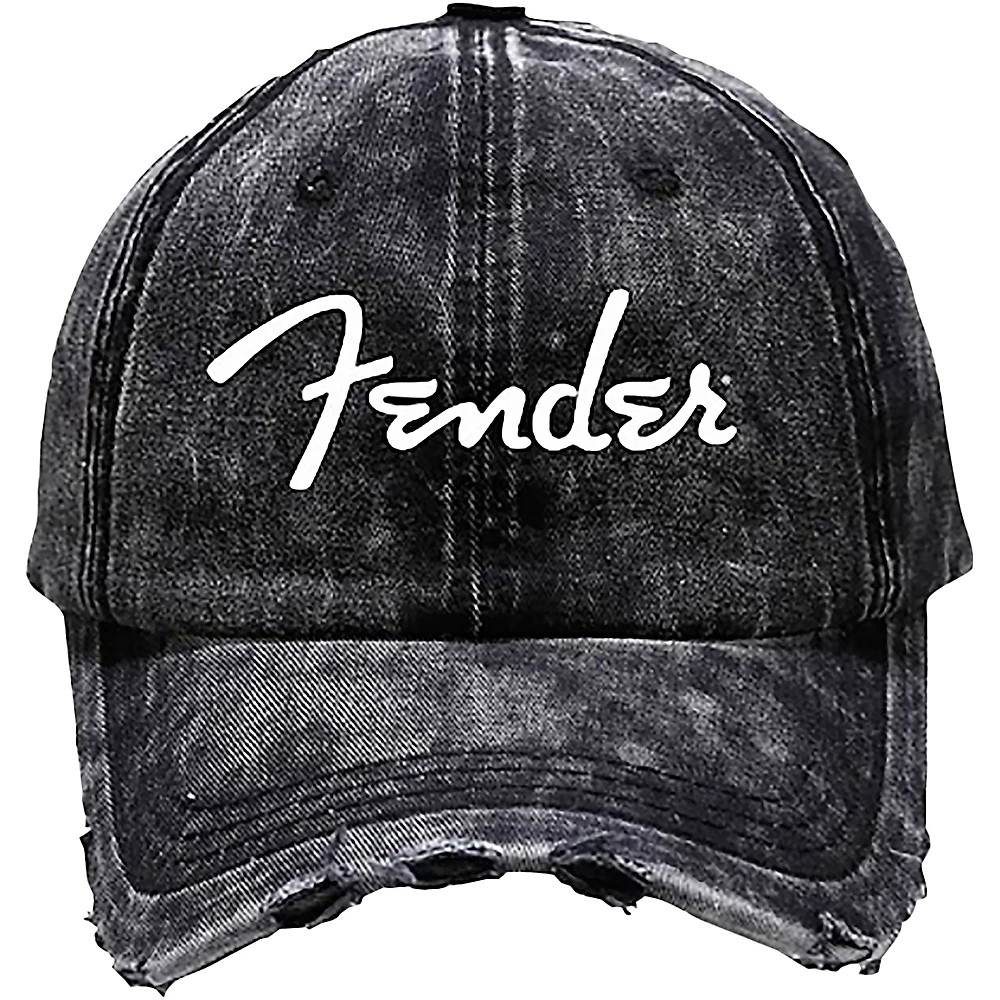 Fender Vintage Wash Hat, Black/Washed