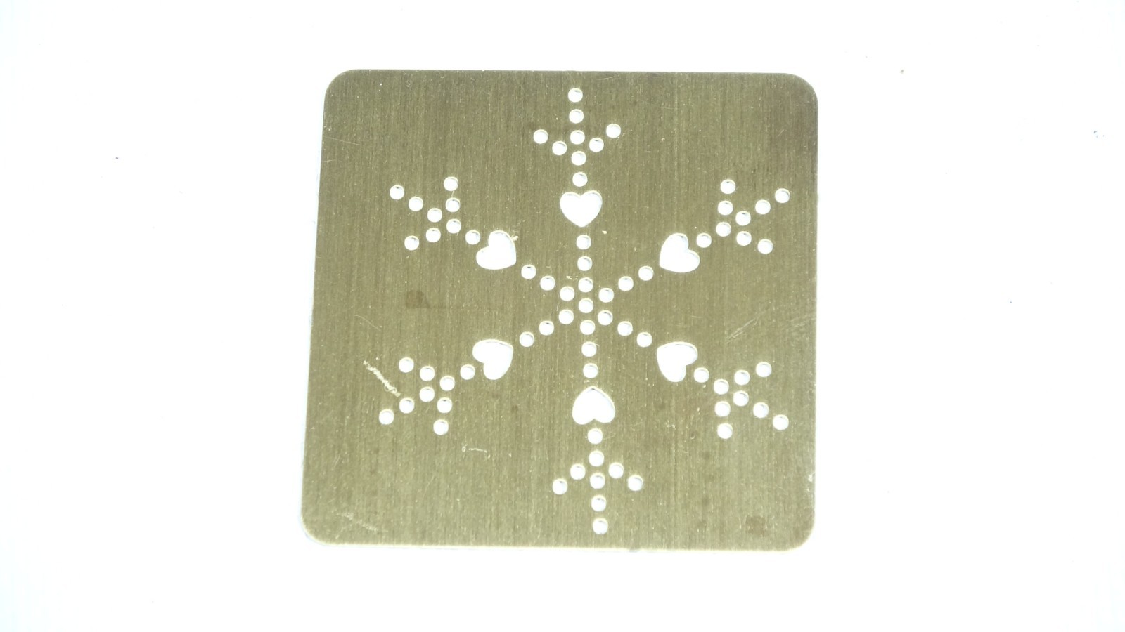 Snow Flake A.T. Brown 2003 PC-016 - Embossing & Stenciling