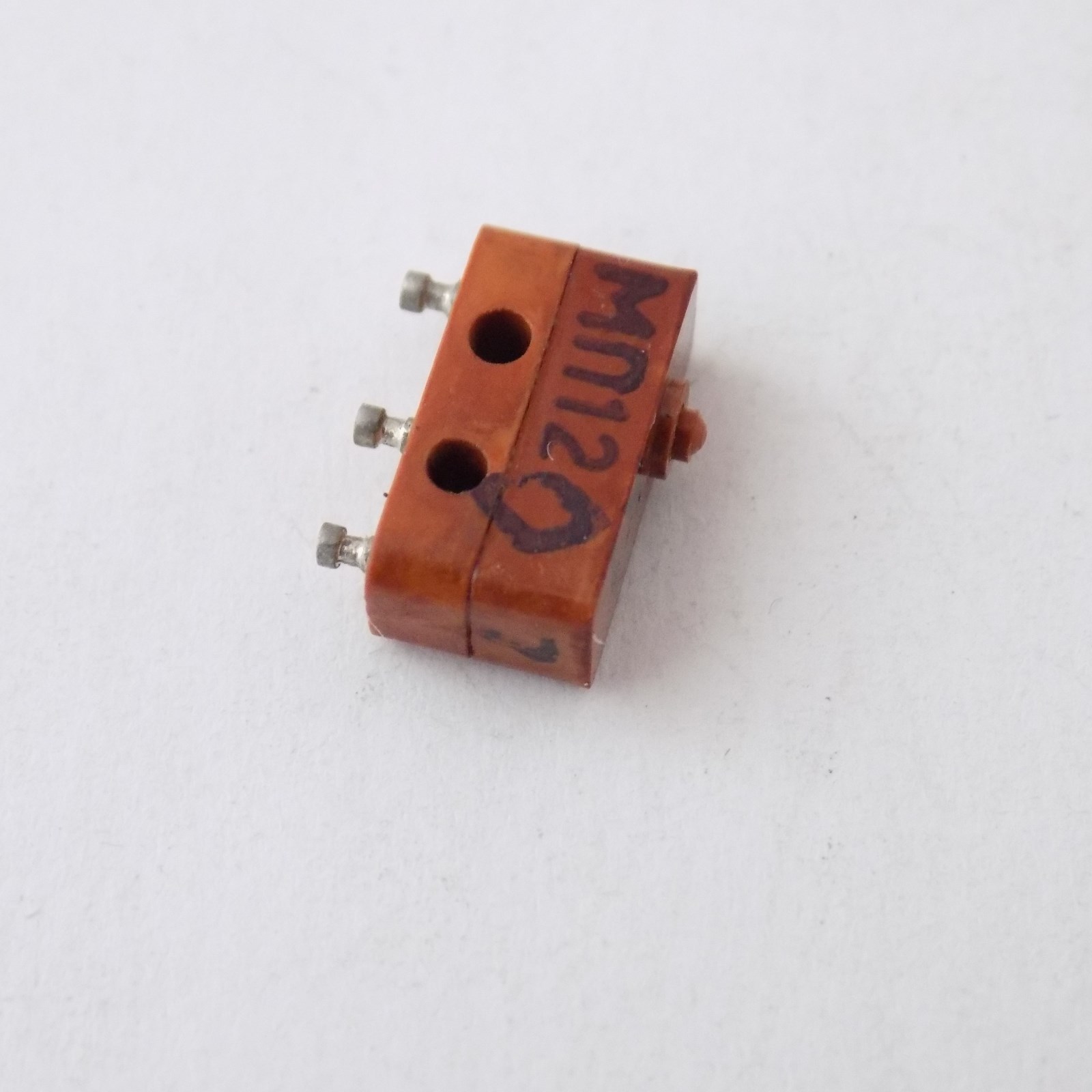 1x MP12 MP-12V (МП-12В) Microswitch 36V 0.5A Push Button USSR
