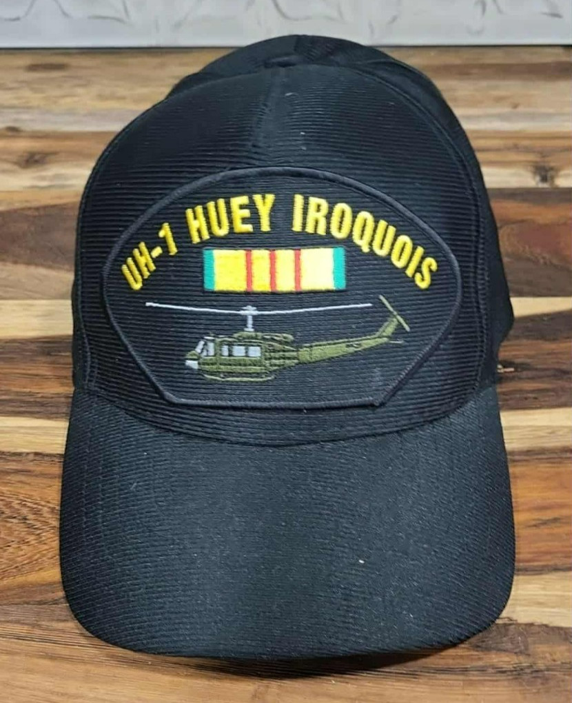 UH-1 Huey Iroquois Helicopter Hat Cap Vietnam Veteran Medals of America USA