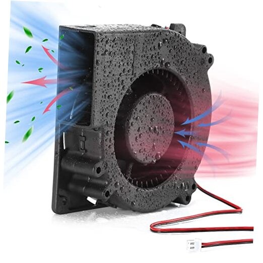 12V DC Blower Fan 120x32mm (4.72") Brushless Exhaust High Airflow 3000RPM - 2