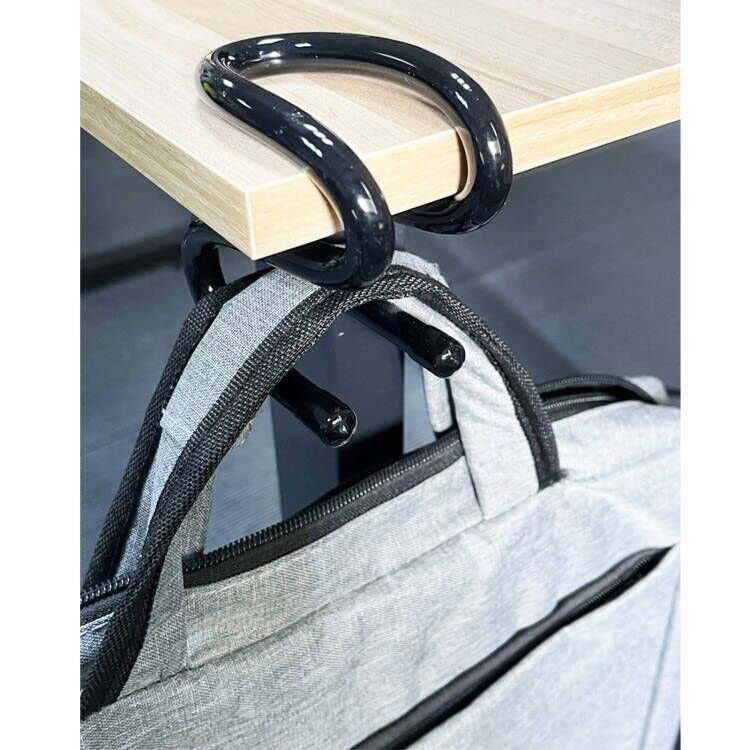 Desk Bag Holder - Clamp-On Purse Hook for Tables & Counters