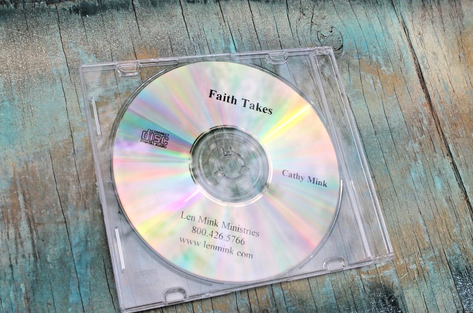 Len Mink Ministries: Faith Takes, CD NOS New old stock FREE SHIP!