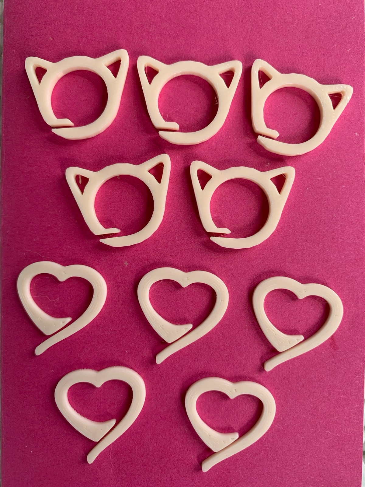 10 Pcs Plastic Small Cute Stitch Markers Crochet Latch Knitting Tools