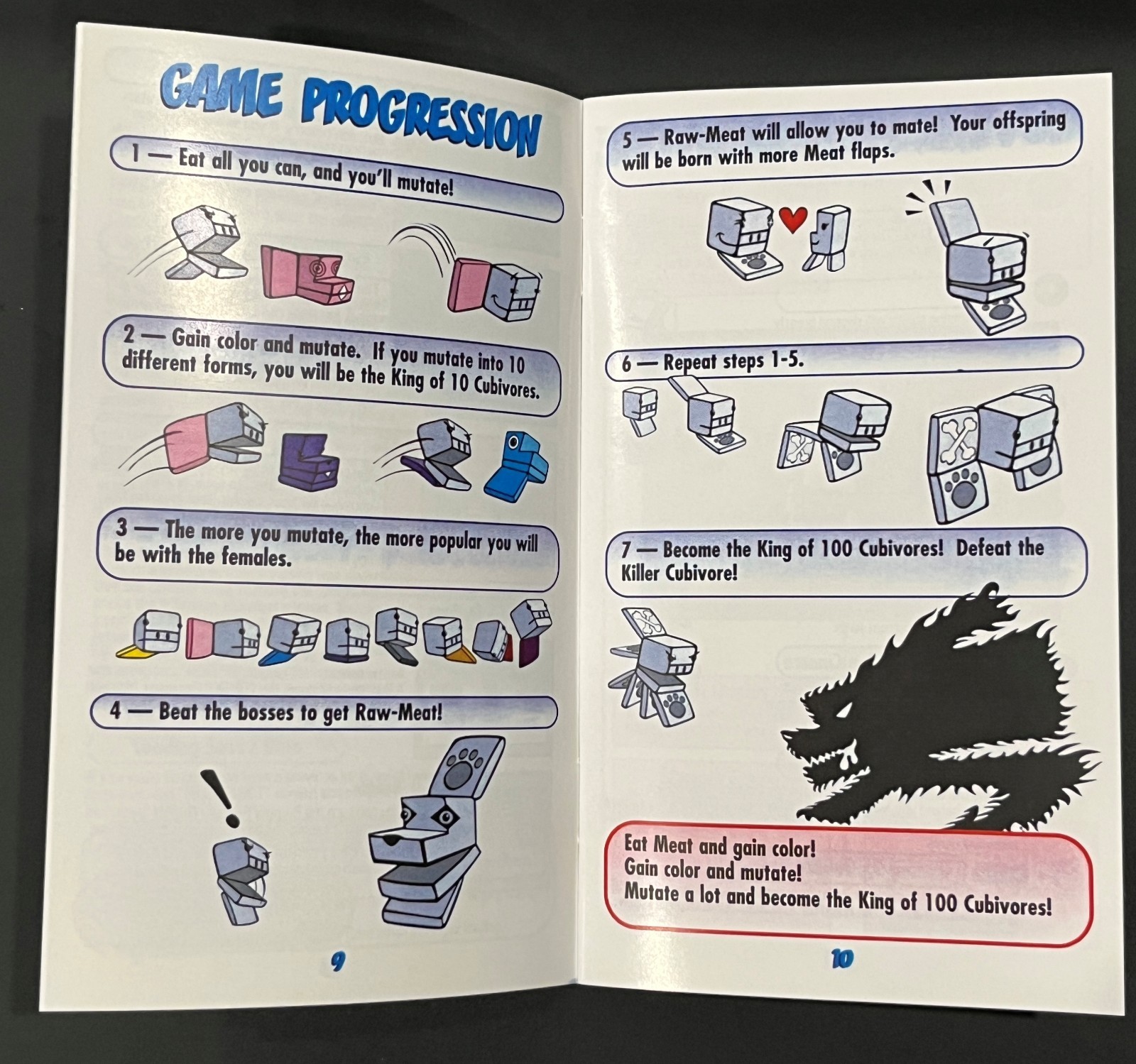Replacement Manual for - Cubivore - GameCube Instruction Booklet