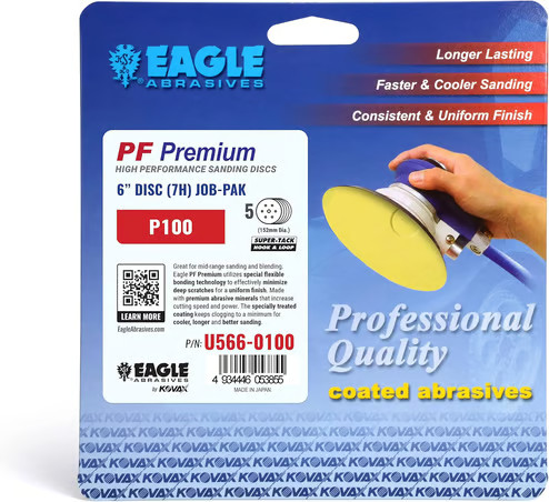 Eagle Abrasives 6” S-Tack Discs PF 7/H