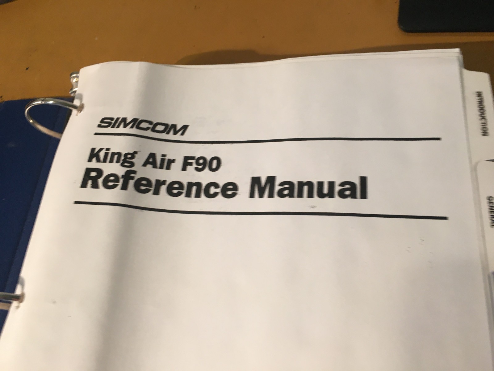 Simcom King Air F90 Reference Manual