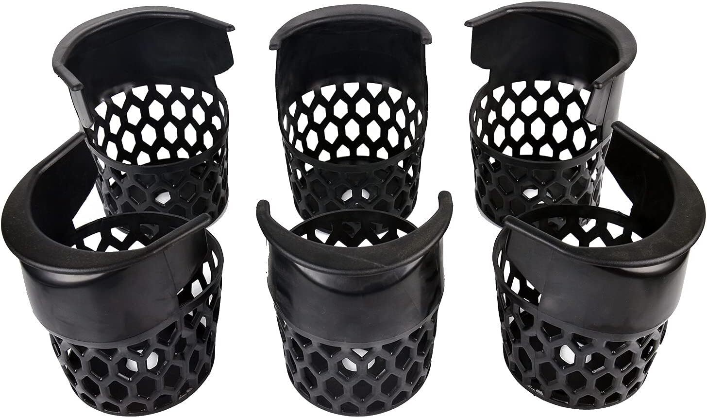 Pool Table Pockets Replacement Pockets for Billiard Table Set of 6 Plastic Web