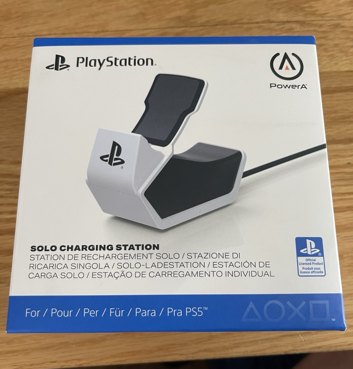 PowerA Solo Charging Station PS5 DualSense/DualSense Edge w/ 3.3ft Cable