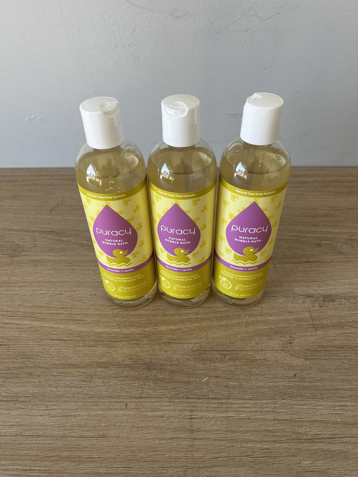 (Pack Of 3) Puracy Perfect Skin, Pure Ingredients Bubble Bath for Children 12oz