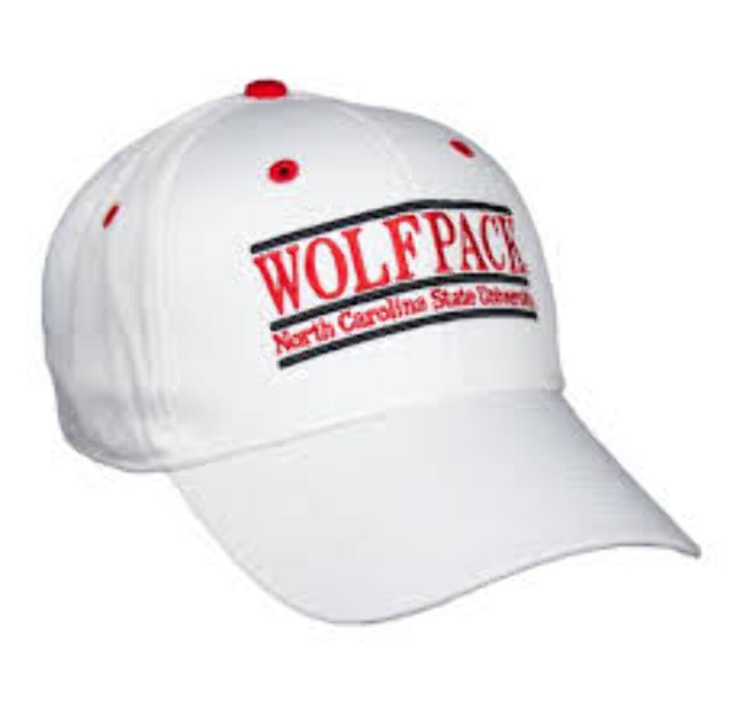 Classic White Cotton Baseball Cap with Red Accent Design - Adjustable Snapback H