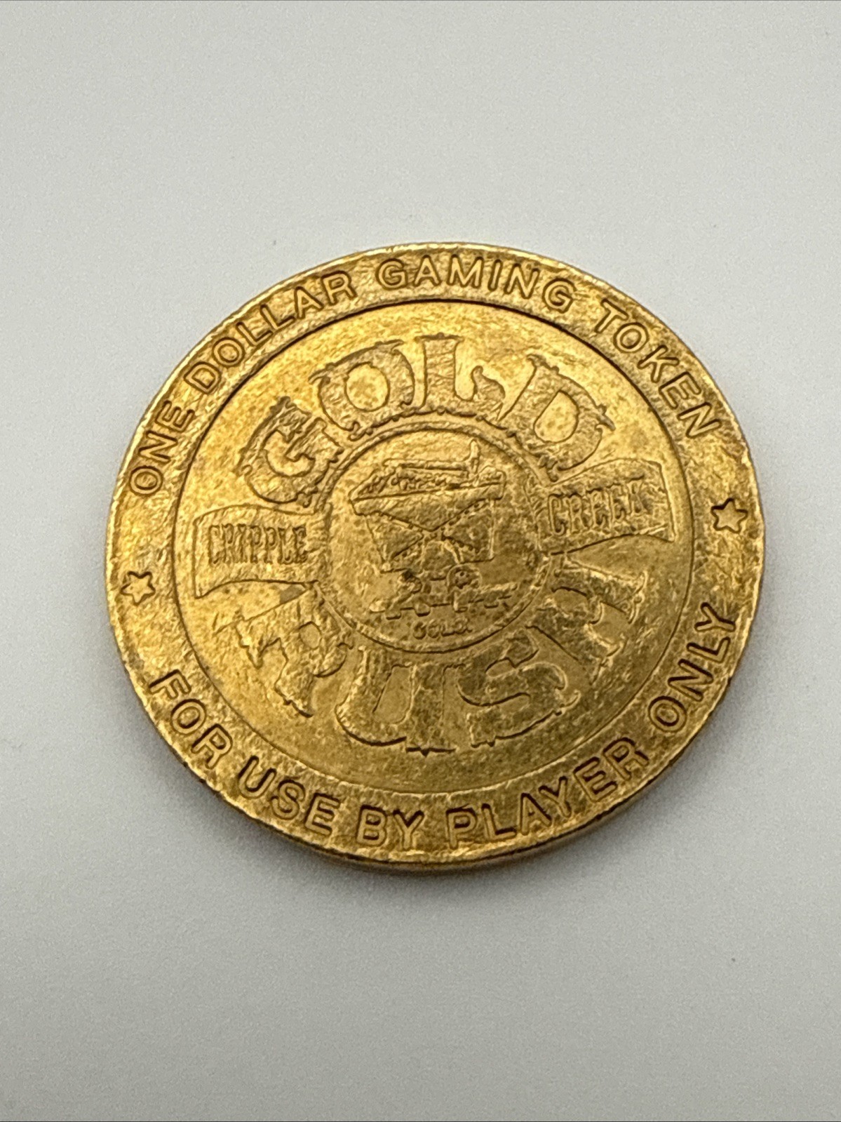 Gold Rush Hotel & Casino Cripple Creek One Dollar Gaming Token CC14