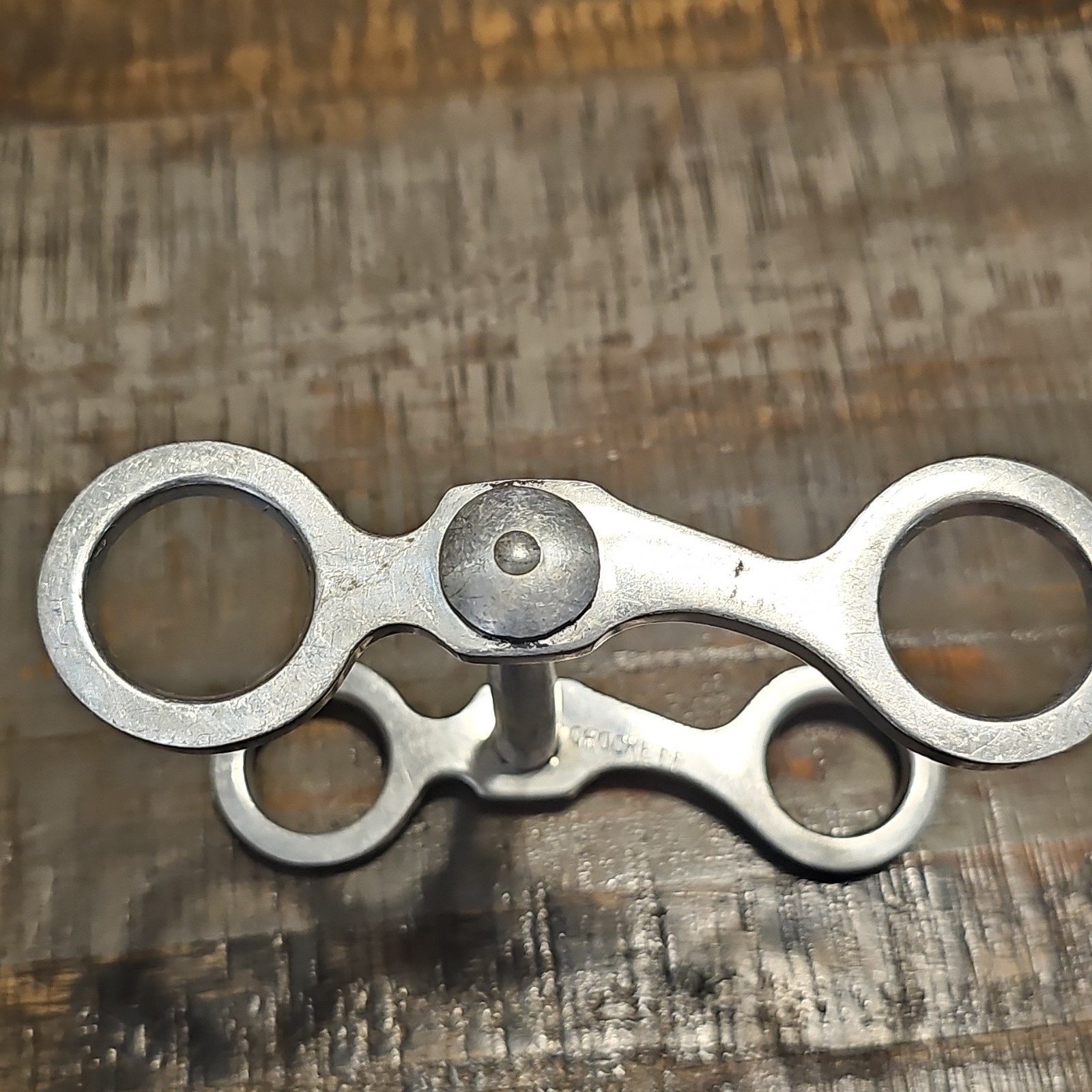Crockett Western Aluminum Pony Snaffle Bit W/ Second Pony Bit
