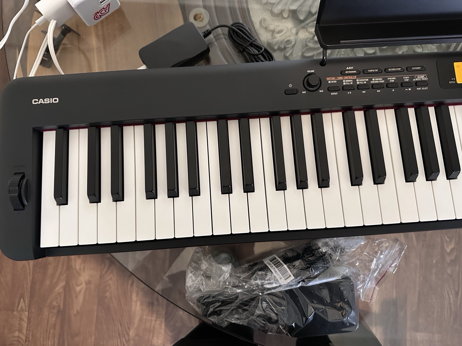 Casio CDP-S360 88-Key Weighted Portable Digital Piano Black w/ Stand Pedal