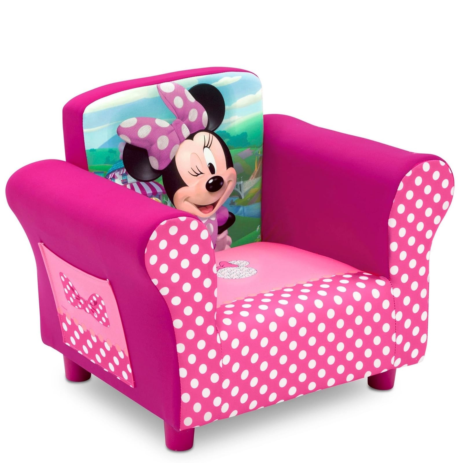 Upholstered Chair, Disney Minnie Mouse