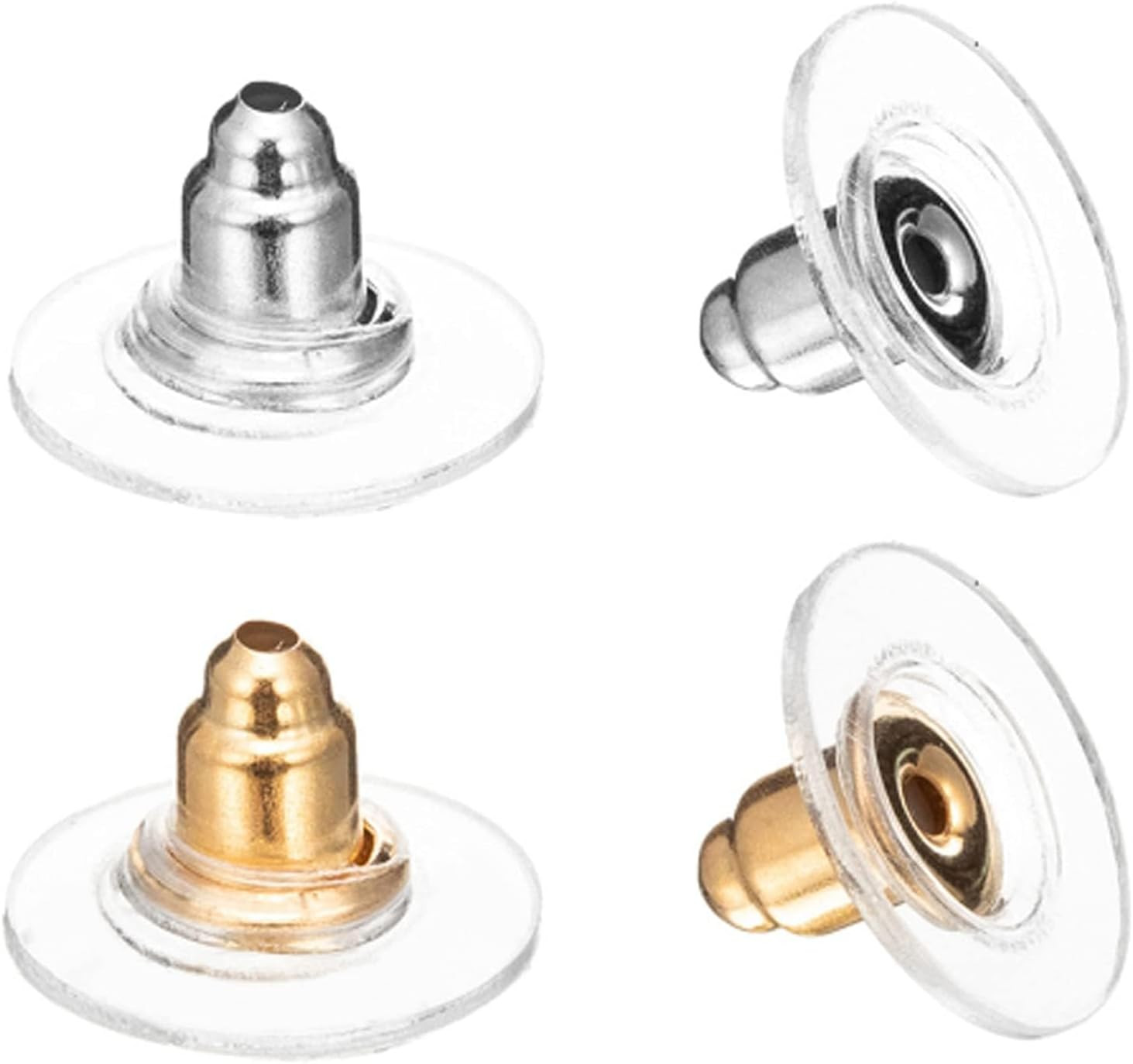 Earring Backs Replacements,Earring Backs for Droopy Ears/Studs 100Pcs | Earring