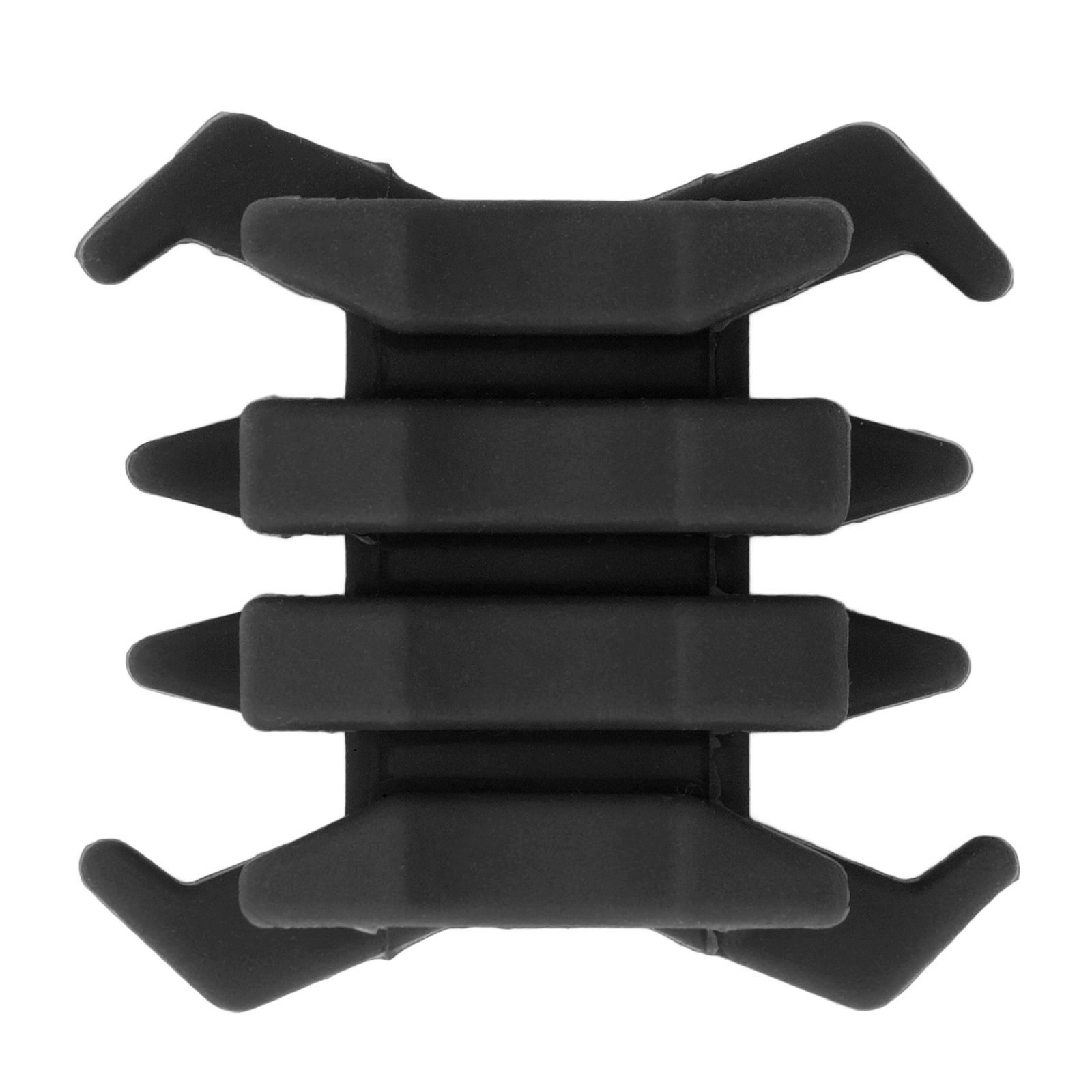 Black 1 Pair Rubber Archery Bow Limbs Vibration Damper Dampener Crab Shaped Y