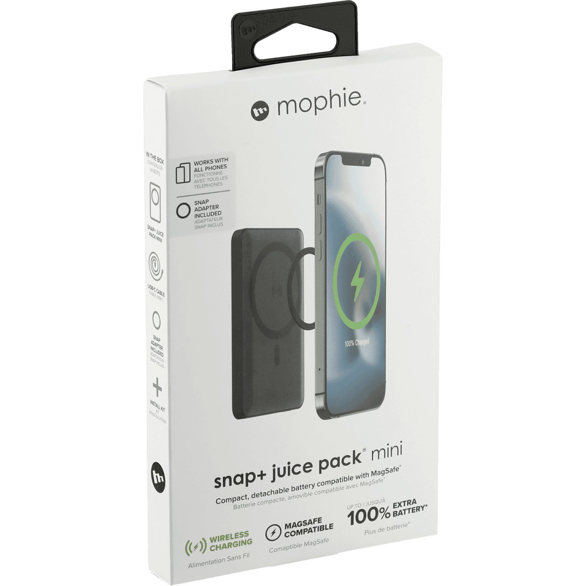 Mophie Snap+ Juice Pack Mini Wireless Magnetic 5000mAh Charger Battery Magsafe