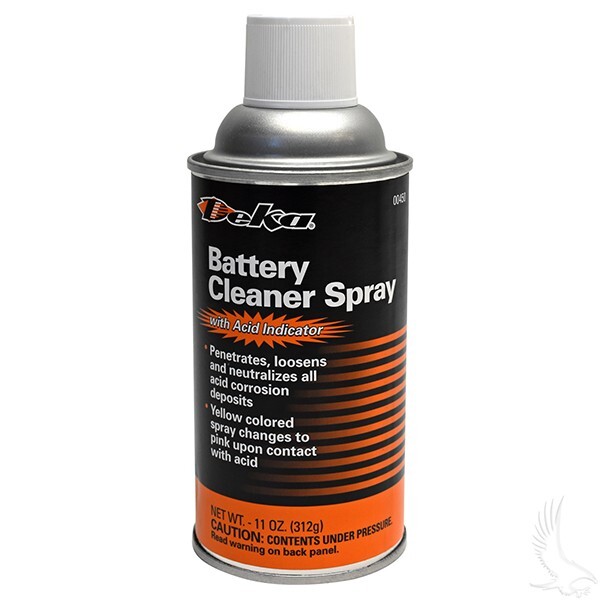 Deka Battery Terminals 00450 Battery Cleaner Spray With Acid Indicator 11 oz.