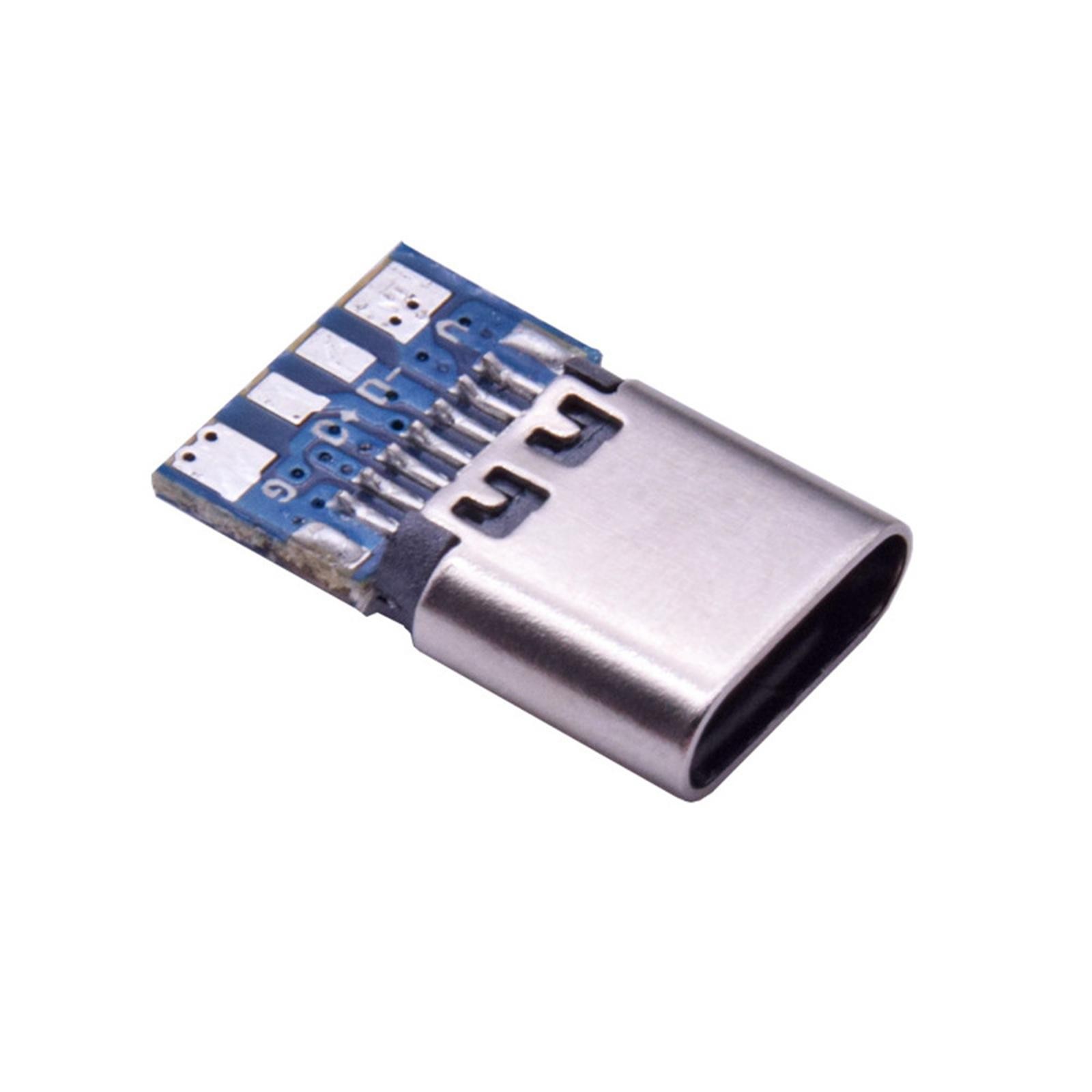 10Pcs USB Type-C 14 pin Connector Breakout P-CB Board Female Socket Type-C 2.0 h