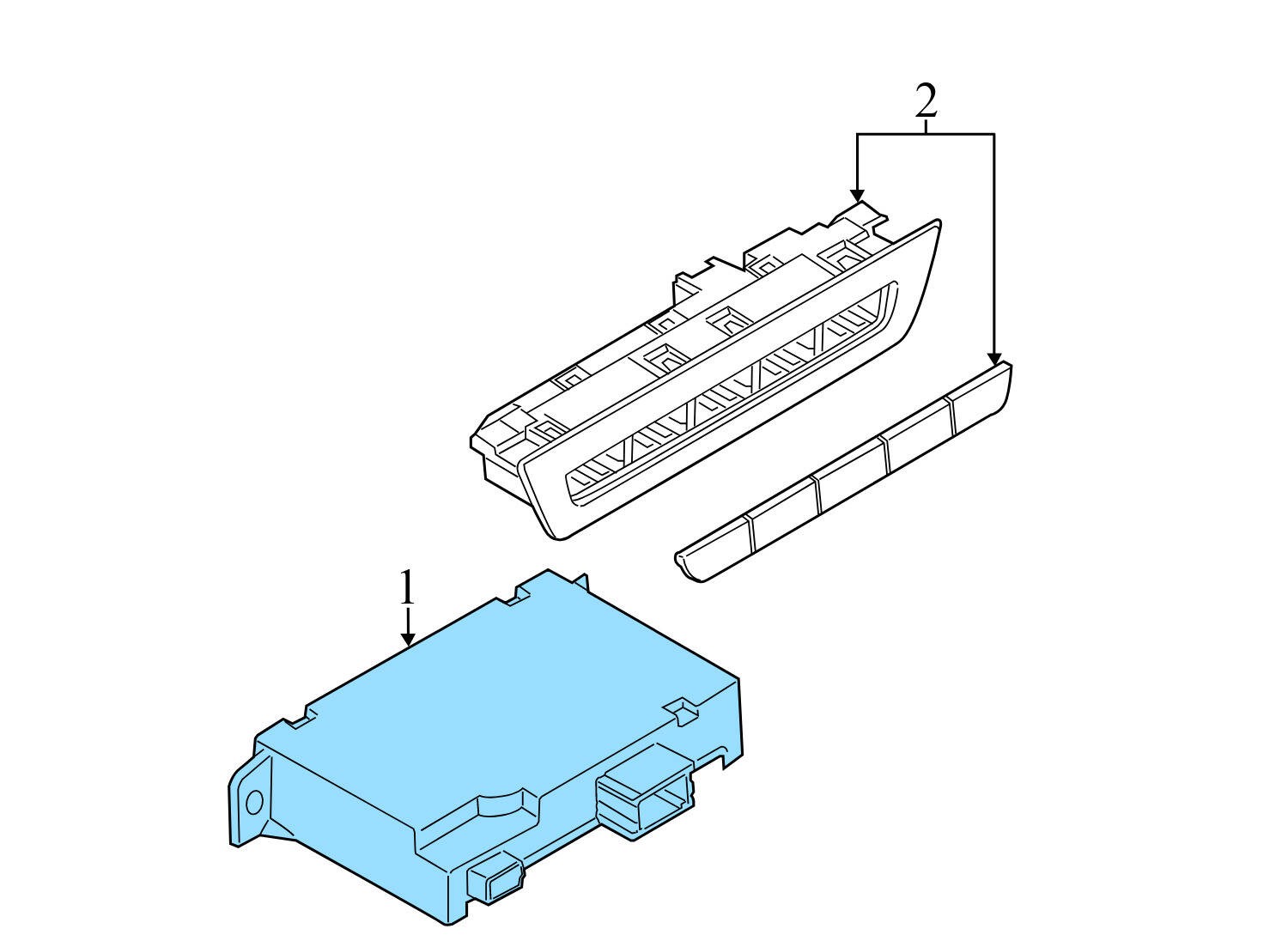 2011-2013 BMW ALPINA B7L - Camera Control Module 9231399