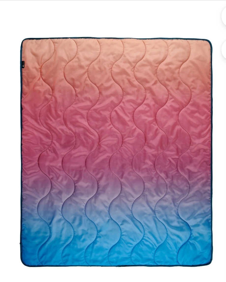 Ozark Trail Outdoor Blanket, 70" x 60" in Gradient Design Camping/Travel/Picnic