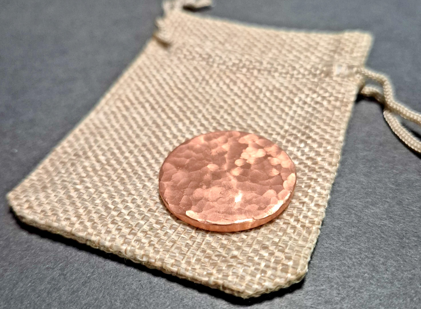 Custom Golf Ball Marker-1.25 inch diameter! Hand Made - Copper