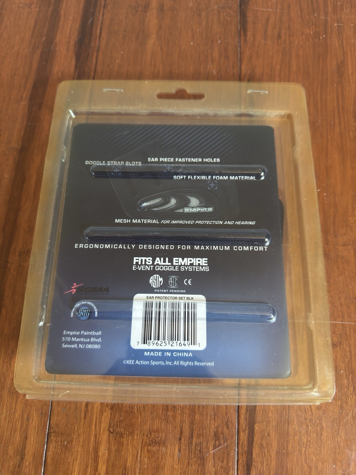 Empire E-Vent Paintball Mask Ear Pieces – Replacement Soft Ears – NEW Black/Grey
