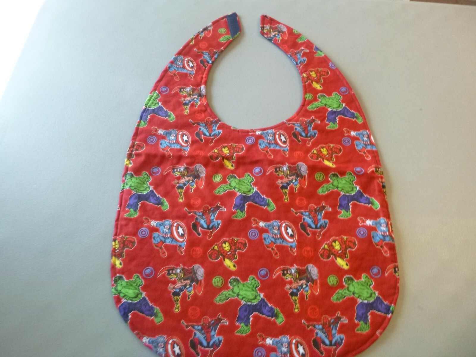 Adult Bib/Clothing Protector double thickness with Quilted Diamond Backing