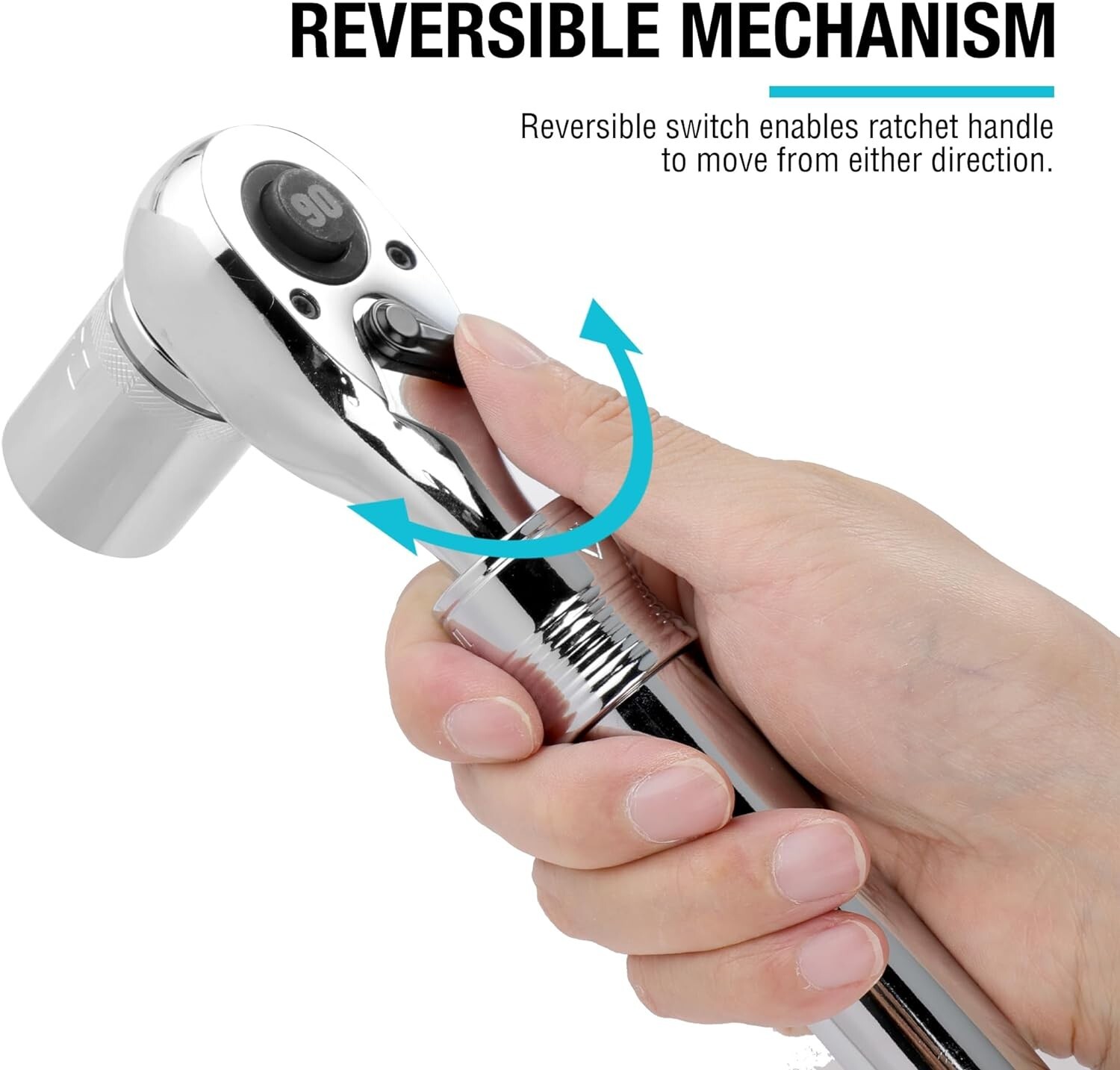DURATECH Extendable Ratchet 90-Tooth Reversible Quick-release Ratchet Wrench NEW