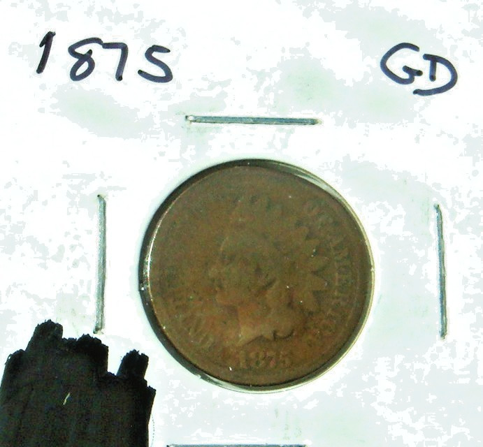 1875 INDIAN HEAD CENT G