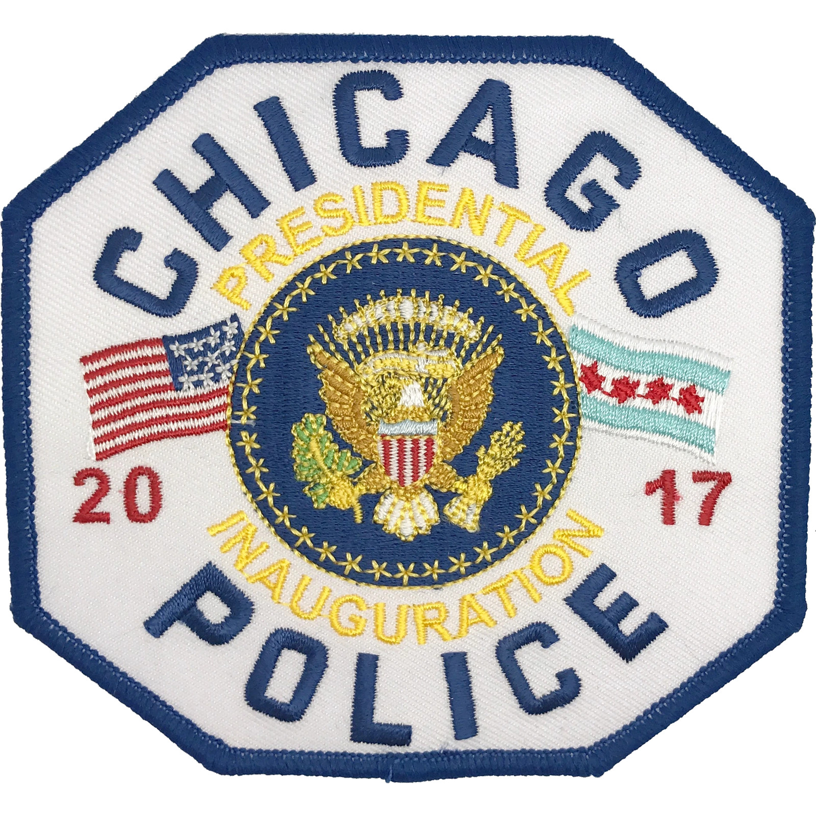 CHICAGO POLICE SHOULDER PATCH: 2017 Inauguration of the 45th President - Dona...