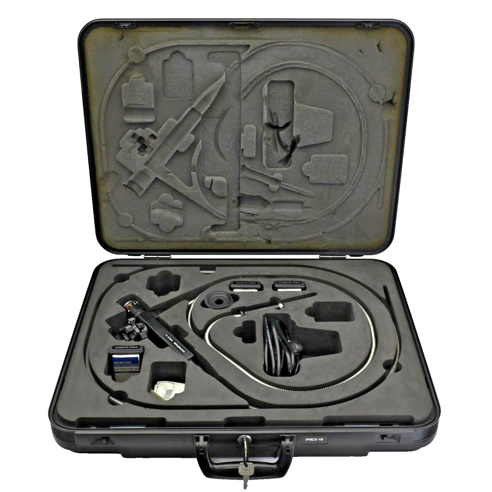 Olympus IF8C5-15 Industrial Flexible Fiberscope 8.4mm x 1500mm, 3x Tips Kit