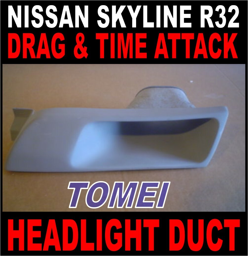 Motorsport Headlight Duct Port Fits Nissan Skyline R32 GTR