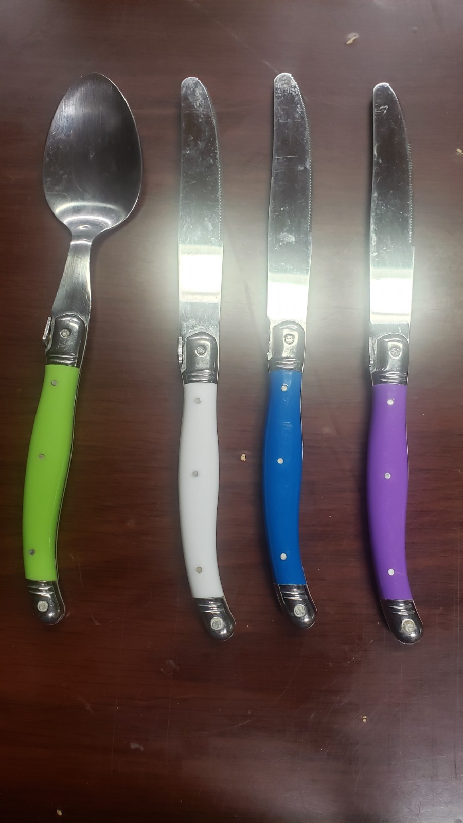 Laguiole By Flying Colors 4 Pc  Stainless Steel  Serve Ware