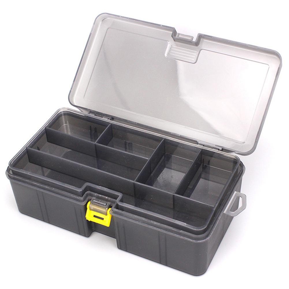 Tool Box Container Fishing Hooks Lure Multi-division Organizer PP Parts