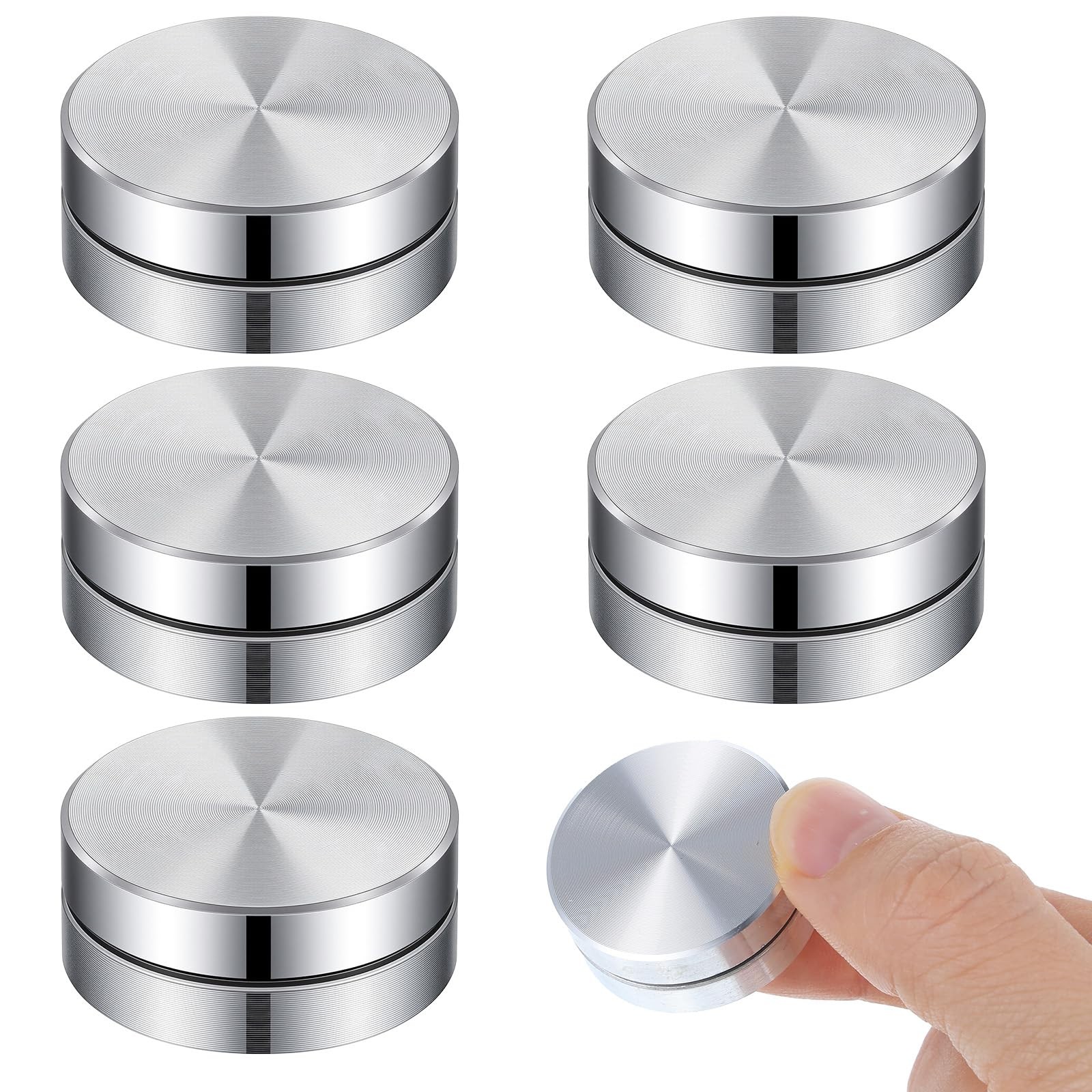 5 Pack Pottery Trimming Spinner Silver Aluminum Alloy Clay Sculpting Tools