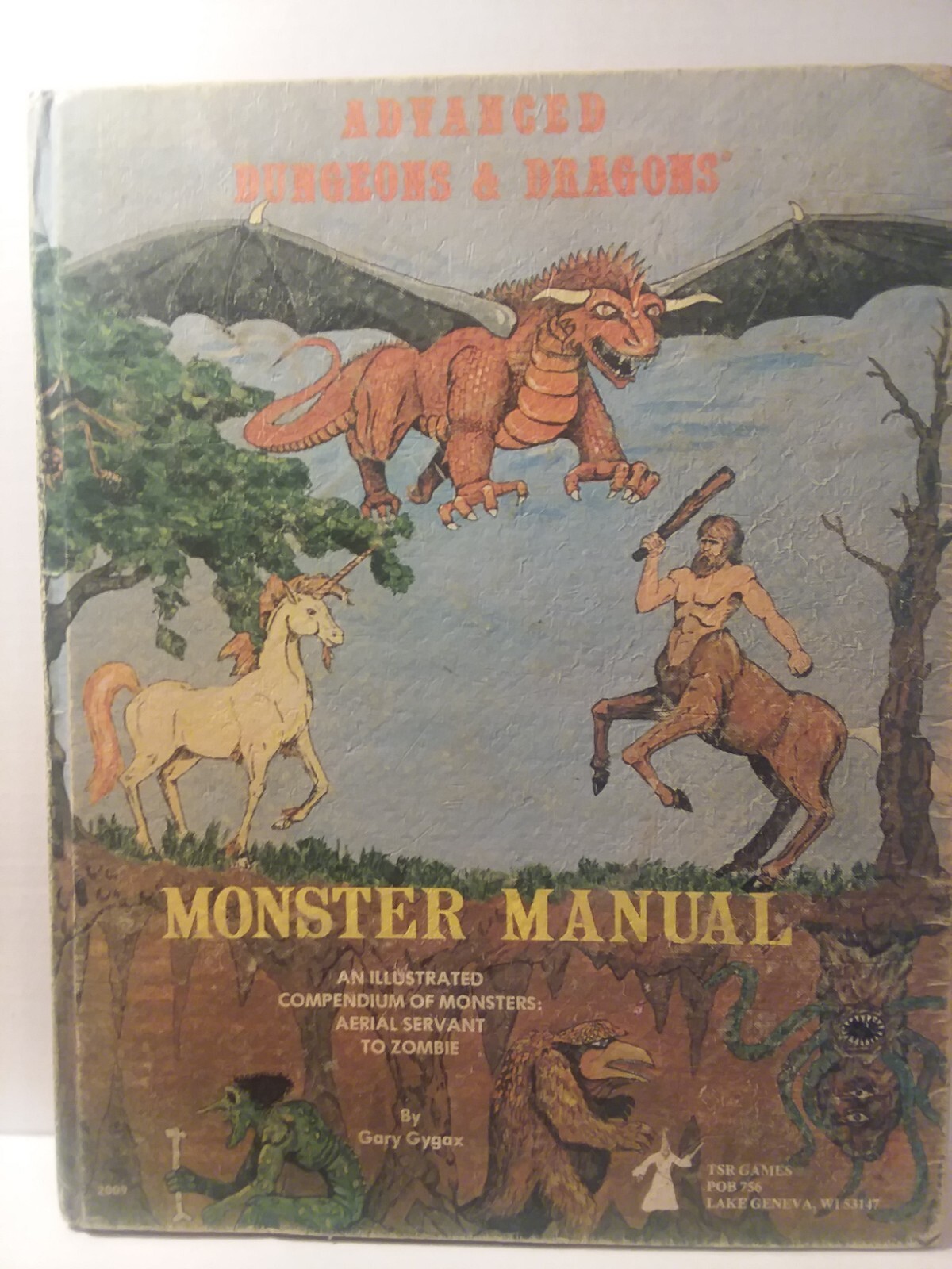 TSR AD&D Hardcover Monster Manual 3rd Print Dec 1978 CLEAN