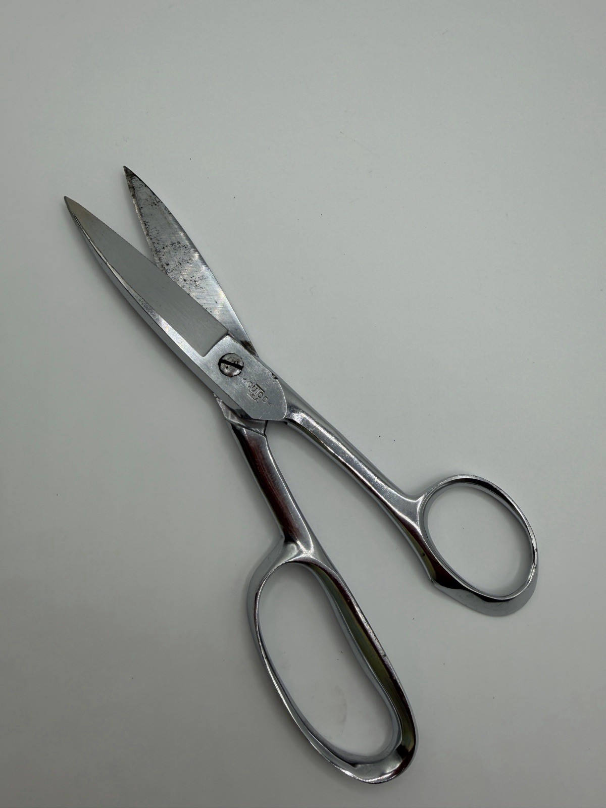 CUTCO 8” Vintage Scissors Serrated Blade Chrome USA