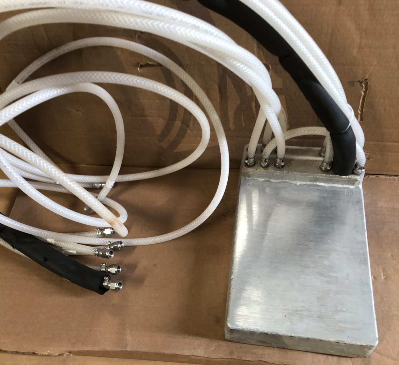 Beverage Soda Aluminum Cold Plate 6 Circuit Bar Restaurant Food Truck Jockey Box