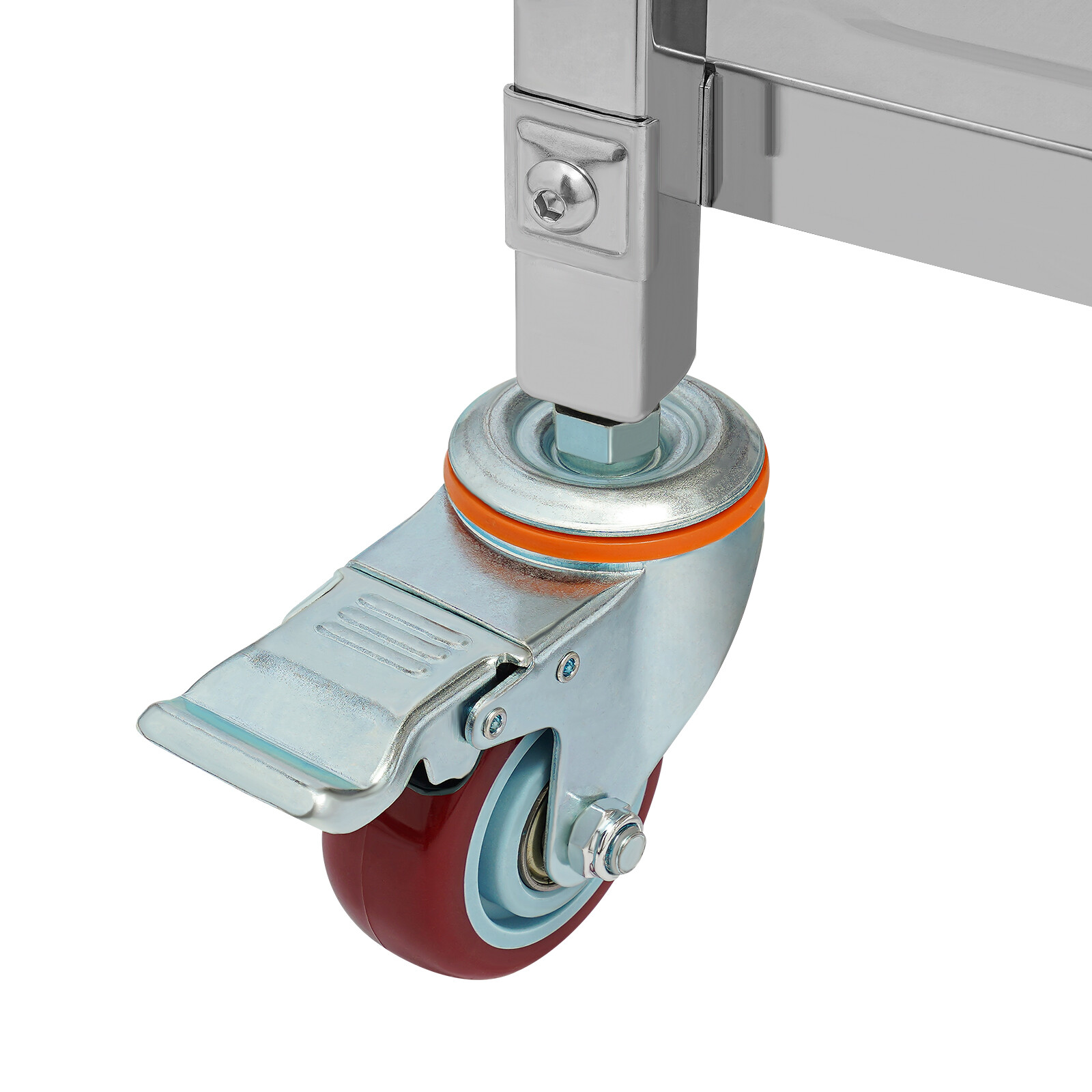 3 Tier Stainless Steel Kitchen Trolley Cart, Kitchen Trolley Car